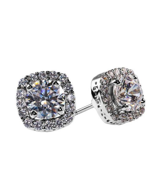 D'amour Moissanite Earrings Studs