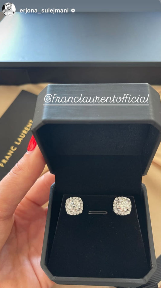 D'amour Moissanite Earrings Studs