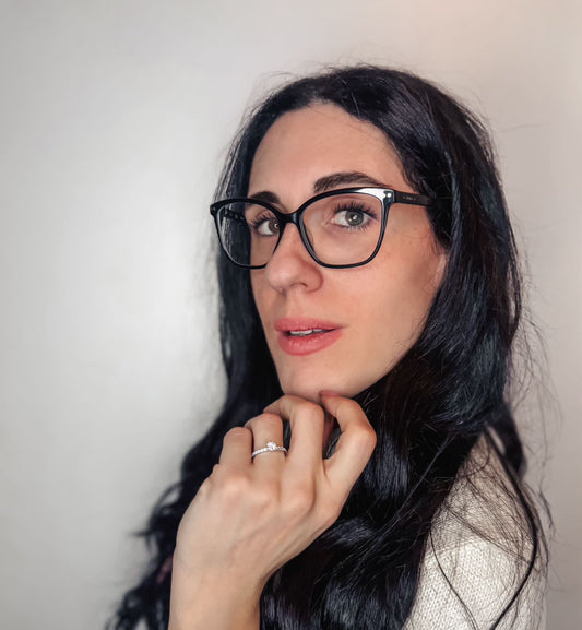 Dazzling Dawn Moissanite Engagement Ring