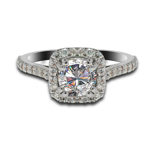 Serenity Moissanite Engagement Ring