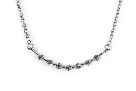Moissanite Necklace – Constellation Design