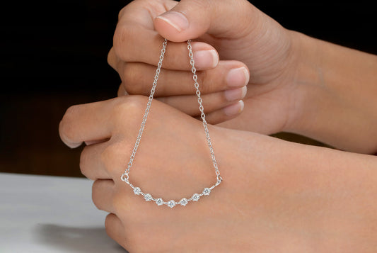 Moissanite Necklace – Constellation Design