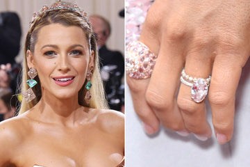 Blake Lively’s Oval Cut Ring — Get the Same Look with Moissanite Ring