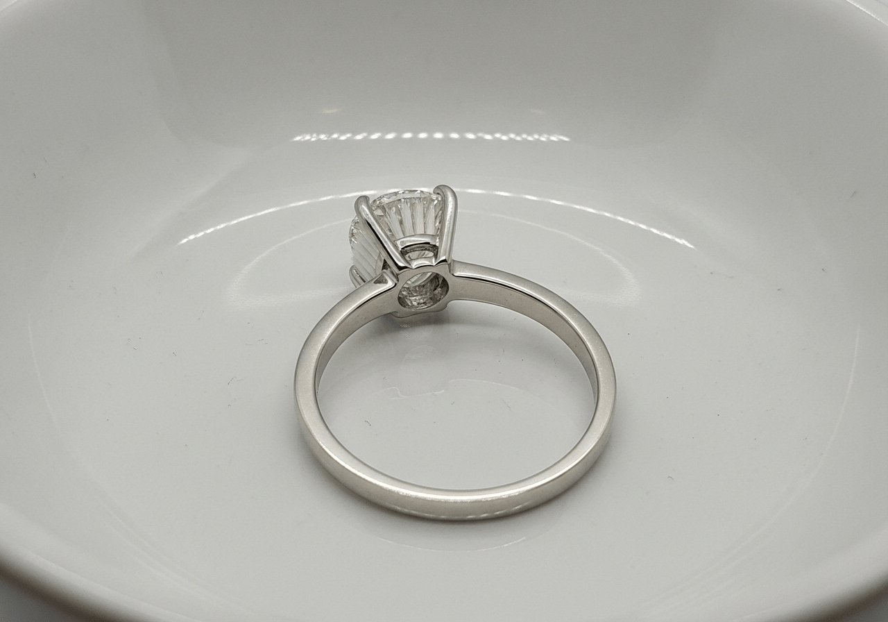 cleaning moissanite jewelry