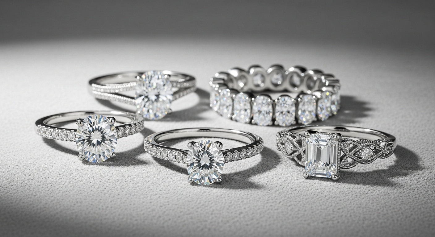 Best Affordable Wedding Rings Moissanite Under £500 in the UK