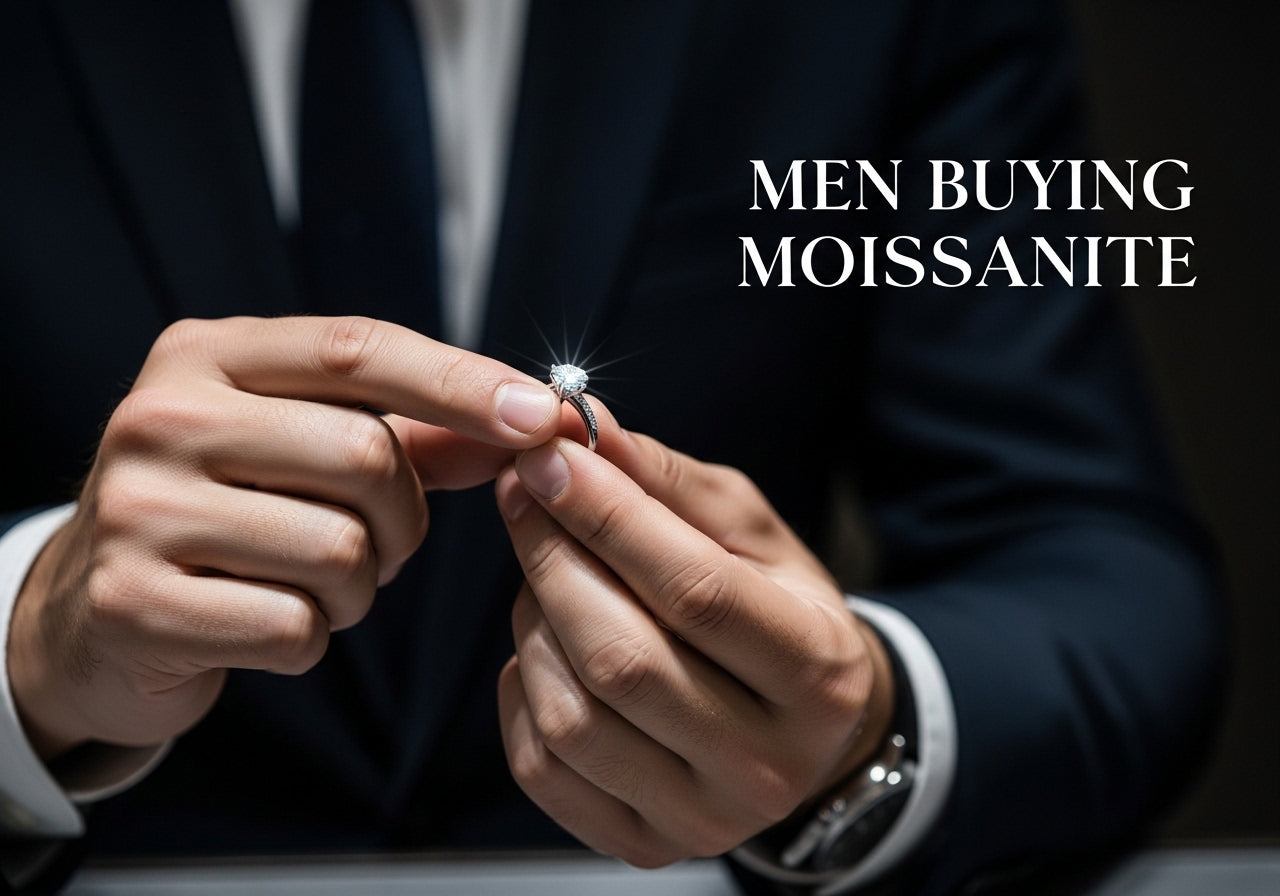 Men Buying Moissanite: A Look at the New Buyer Demographic