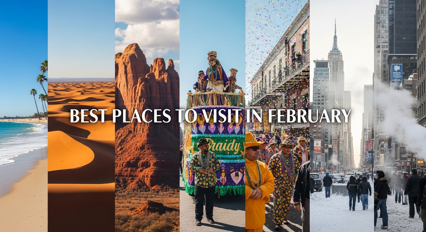 Inspiring Places To Visit In February Usa Gallery