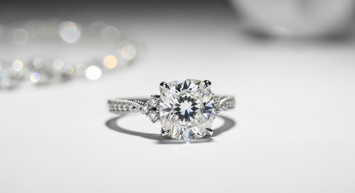 Will my moissanite engagement ring pass the diamond test?