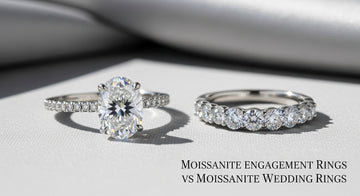 Moissanite Engagement Rings vs Moissanite Wedding Rings – 2026 Guide