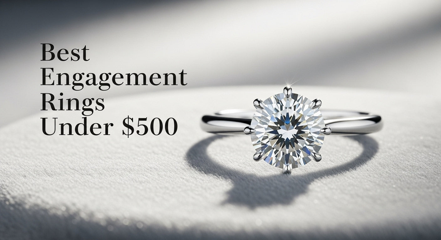 Moissanite Engagement Rings Under $500 in the US