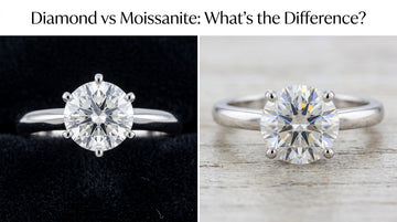 difference between diamond and moissanite