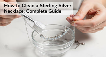 How to clean a sterling silver necklace