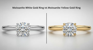 Moissanite White Gold vs Yellow Gold: Which Ring to Choose?