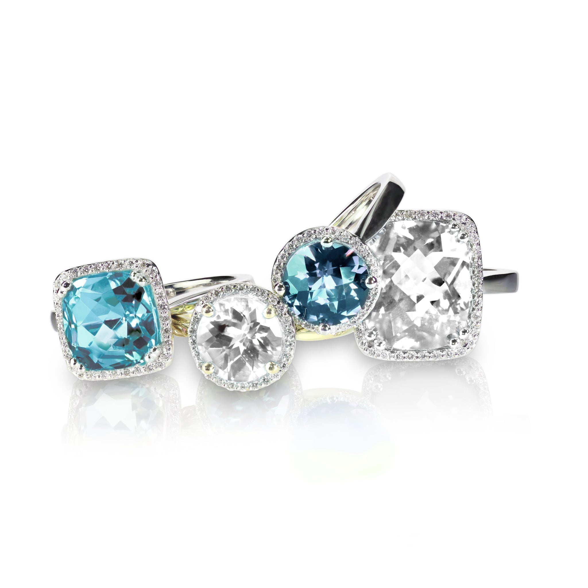 Moissanite engagement rings UK
