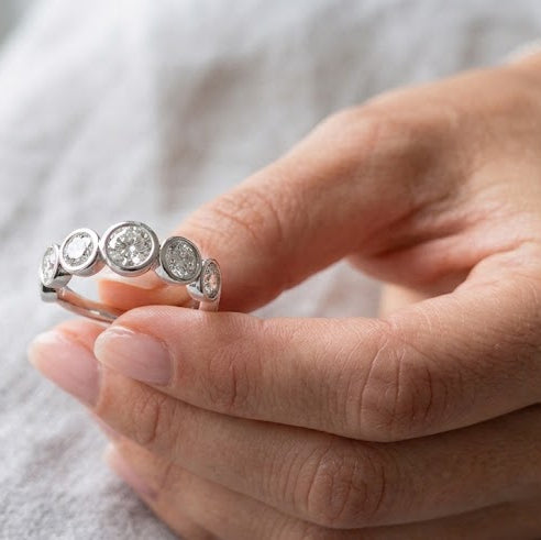 Brook Moissanite Wedding Ring