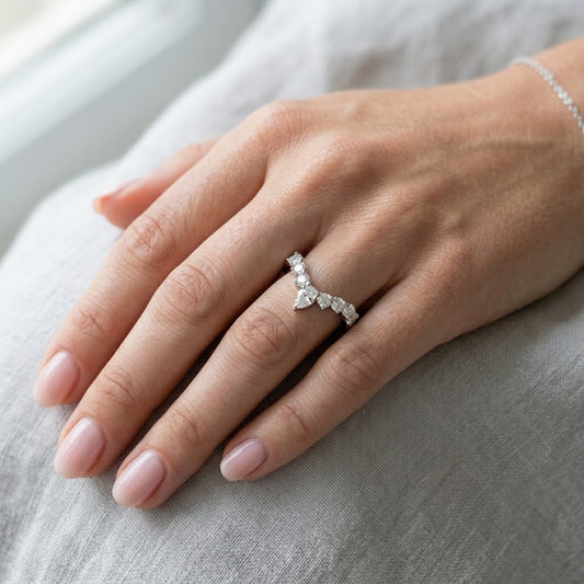 Odessa Moissanite Wedding Ring