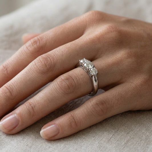 Maribelle Moissanite Wedding Ring