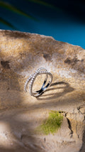 Stellar Cross Moissanite Wedding Ring