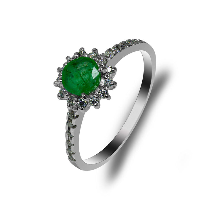 Emerald gleam ring