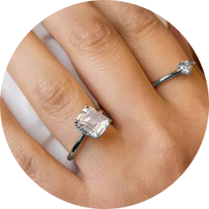 Emerald Cut <br>Engagement Rings