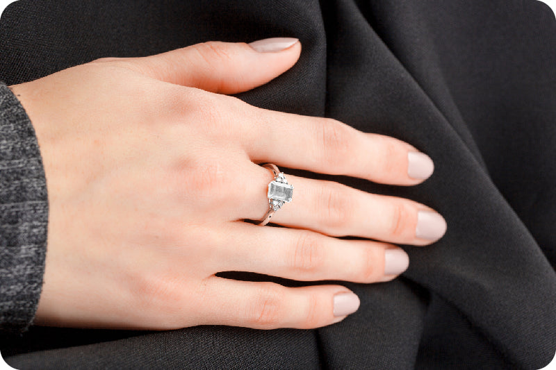Emerald Cut Engagement Rings