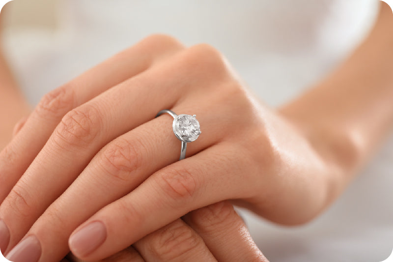 Round Cut Engagement Rings