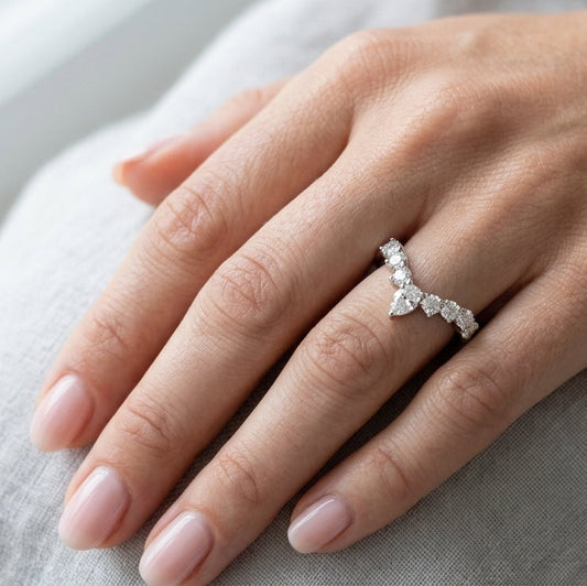 Pico Moissanite Wedding Ring