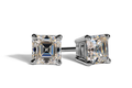 Hall of Mirror Stud Moissanite Earrings