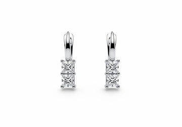 Franc Laurent 3 Carat Stone Drop Earrings