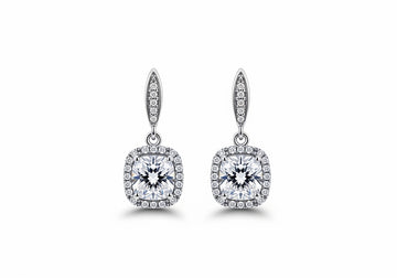 Cushion Drop Earrings