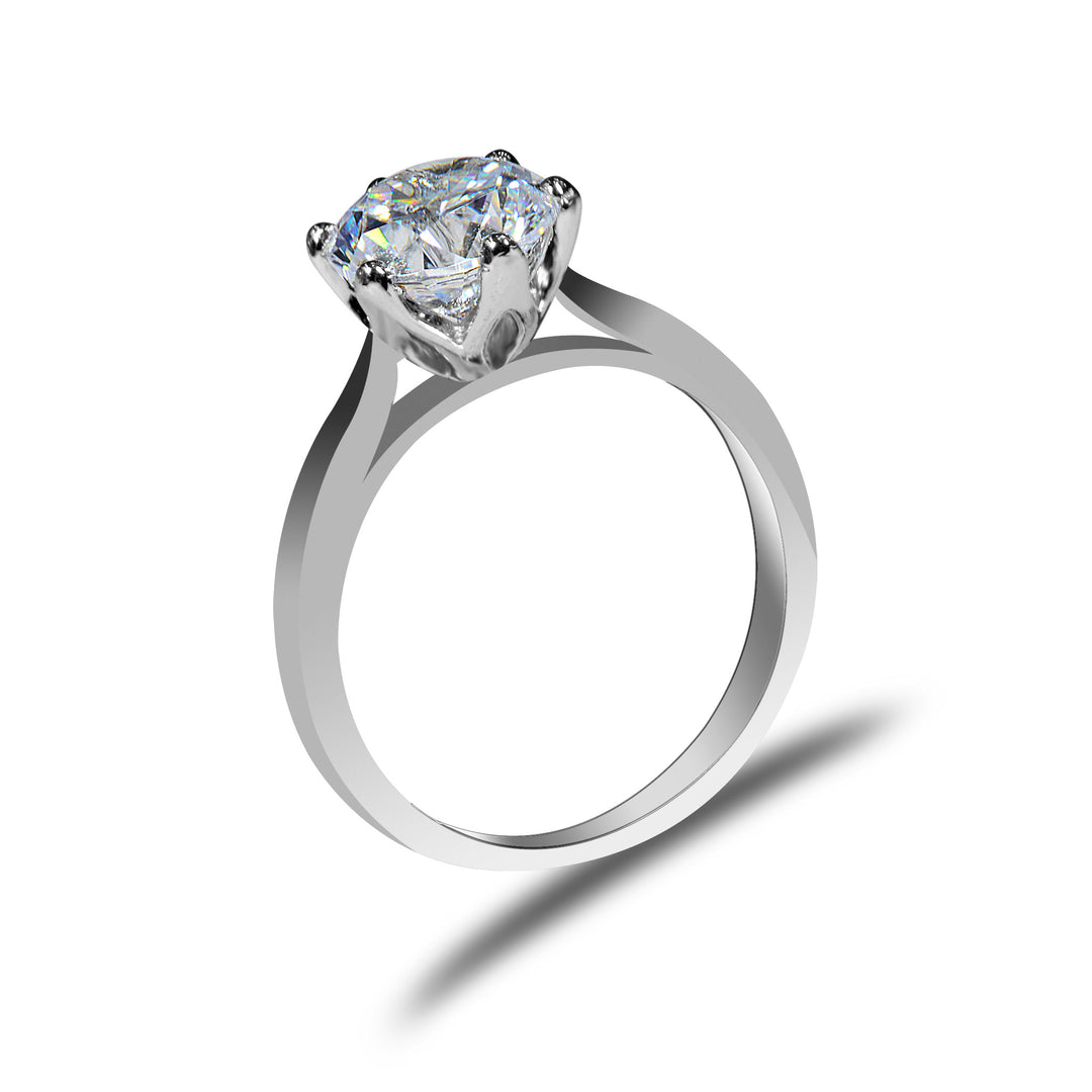 3 Carat Moissanite Lustra Ring