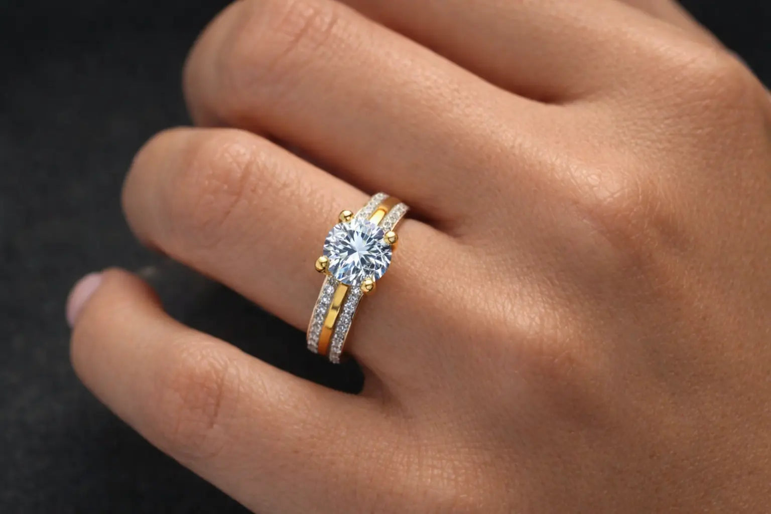 Moissanite Rings