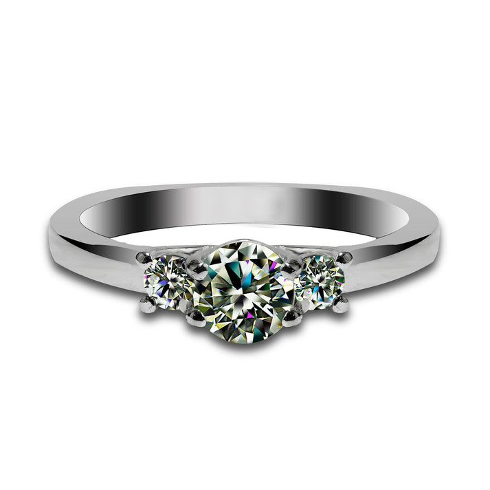 Moissanite Diamond Glamour Ring