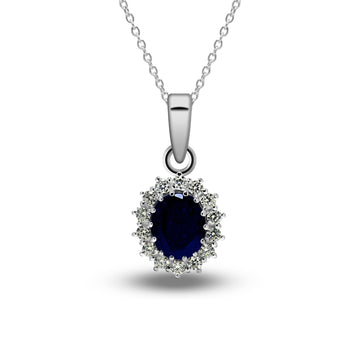 Diana Moissanite & Sapphire