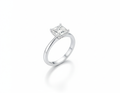 Princess Cut Moissanite Engagement Ring with Refined Classic Style - Franc Laurent