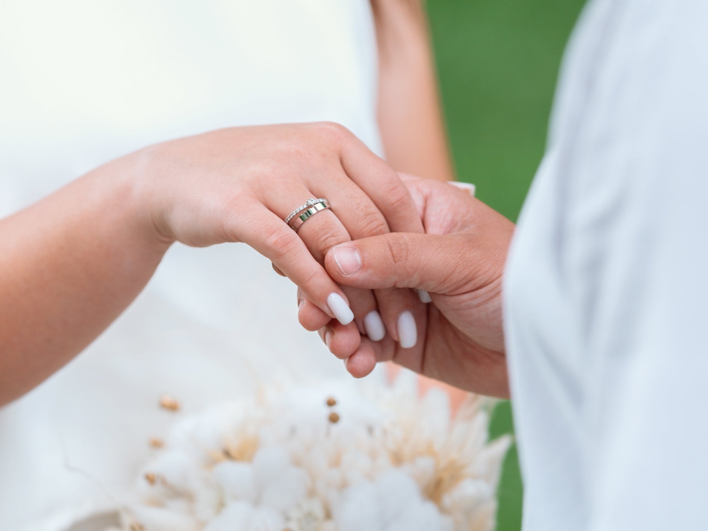 Moissanite Wedding Rings