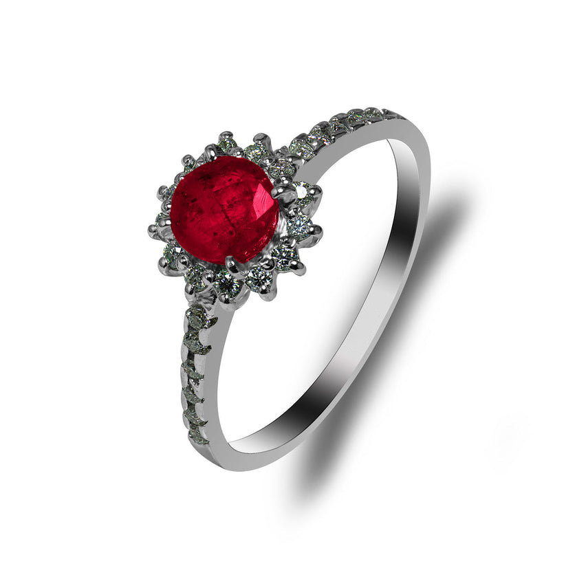 Ruby Gleam Ring