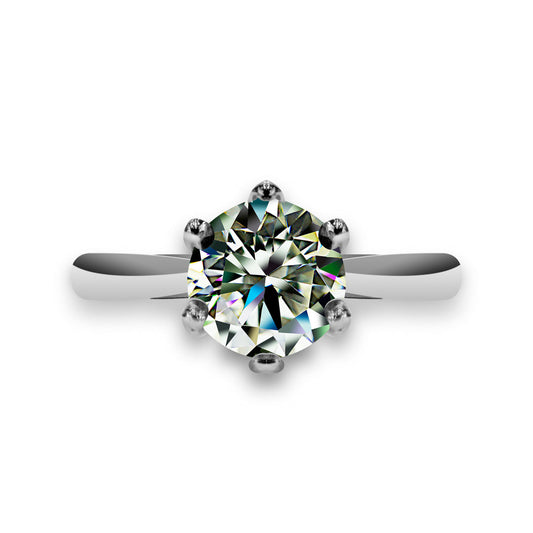 3 Carat Moissanite Lustra Ring