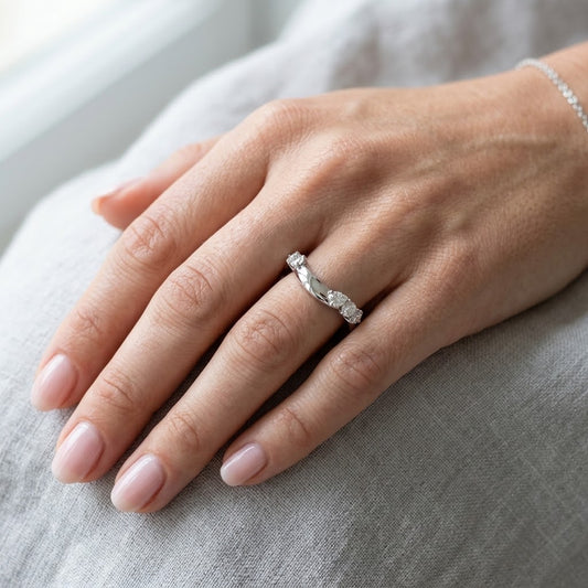 Selestia Moissanite Wedding Ring