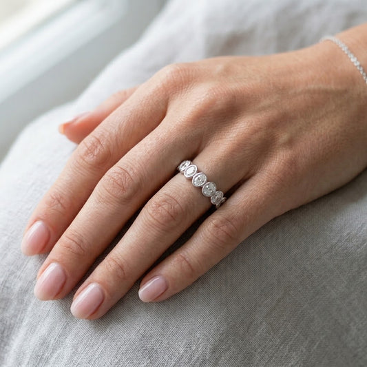 Beatrix Moissanite Wedding Ring