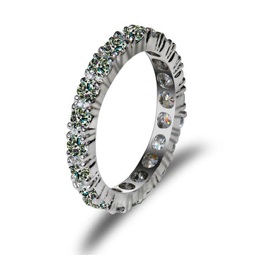 Luminuous Moissanite Ring